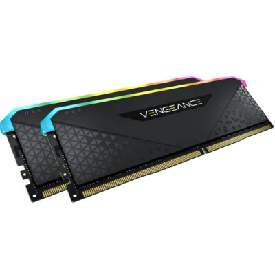 Модуль пам'яті для комп'ютера DDR4 64GB (2x32GB) 3200 MHz Vengeance RGB RS Corsair (CMG64GX4M2E3200C16)