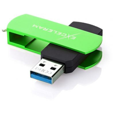 USB флеш накопичувач eXceleram 16GB P2 Series Green/Black USB 3.1 Gen 1 (EXP2U3GRB16)