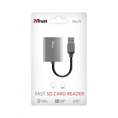 Зчитувач флеш-карт Trust Dalyx Fast USB 3.2 Card reader (24135)