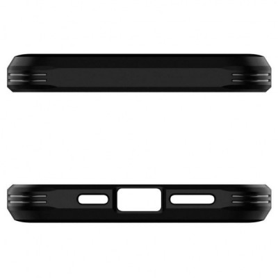 Чохол до мобільного телефона Spigen iPhone 12 / 12 Pro Tough Armor, Black (ACS01710)