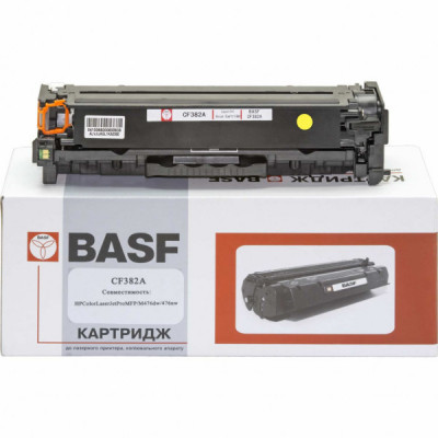 Картридж BASF для HP CLJ Pro M476dn/M476dw/M476nw Yellow (KT-CF382A)