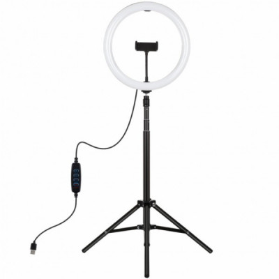 Набір блогера Puluz Ring USB LED lamp PKT3061B 11.8" + tripod 1.65 м (PKT3061B)