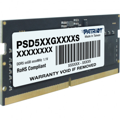 Модуль пам'яті для ноутбука SoDIMM DDR5 32GB 5600 MHz Signature Line Patriot (PSD532G56002S)