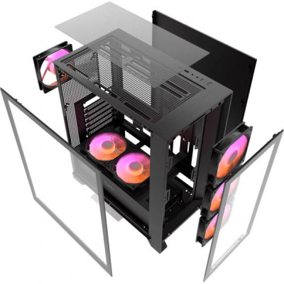 Корпус для ПК DARKFLASH DRX70 GLASS BLACK Корпус для ПК DARKFLASH DRX70 GLASS BLACK