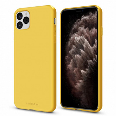 Чохол до мобільного телефона MakeFuture Flex Case (Soft-touch TPU) Apple iPhone 11 Pro Yellow (MCF-AI11PYE)