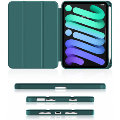 Чохол до планшета BeCover Direct Charge Pen Apple iPad mini 6 2021 Dark Green (706785)