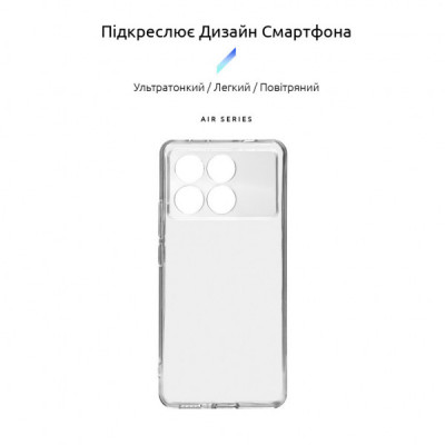 Чохол до мобільного телефона Armorstandart Air Xiaomi Poco X6 Pro 5G Camera cover Clear (ARM73376)