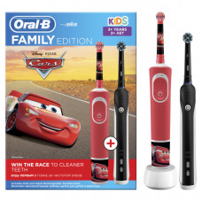 Електрична зубна щітка Oral-B PRO 700 D16.513.1U + D100.410.2K Cars (Family Edition)