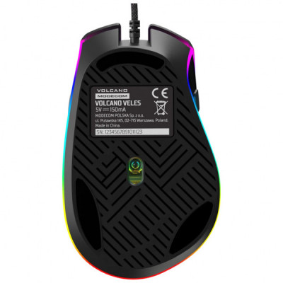 Мишка Modecom Veles Volcano RGB USB Black (M-MC-VELES-100)