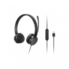 Навушники Lenovo USB-A Wired Stereo On-Ear Black (4XD1K18260)