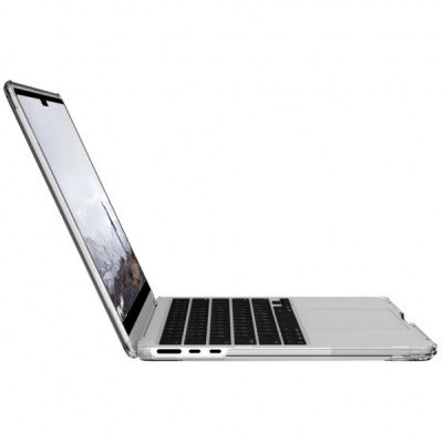 Чохол до ноутбука Uag 13" Apple MacBook AIR 2022 Lucent, Ice/Black (134008114340)