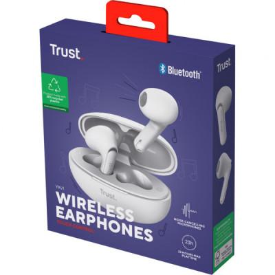 Навушники Trust Yavi Earphones White (25173)