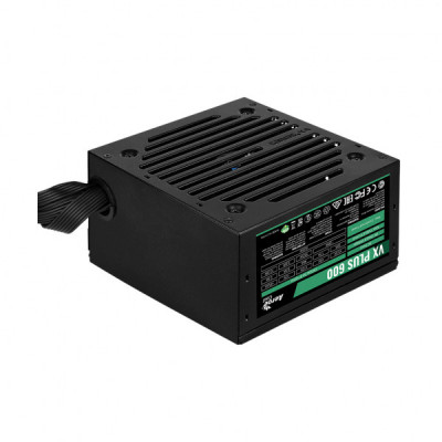 Блок живлення AeroCool 600W VX Plus Stealth (ACPN-VS60NEY.12) Блок живлення AeroCool 600W VX Plus Stealth (ACPN-VS60NEY.12)