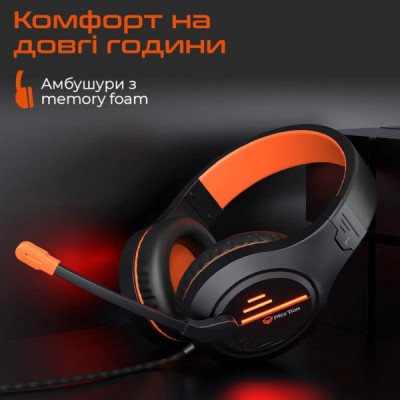 Навушники Meetion HP021 Black/Orange (MT-HP021-A)