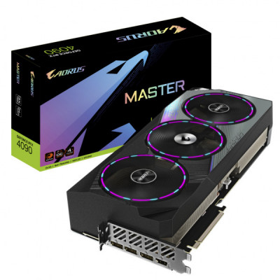 Відеокарта GIGABYTE GeForce RTX4090 24GB AORUS MASTER (GV-N4090AORUS M-24GD)