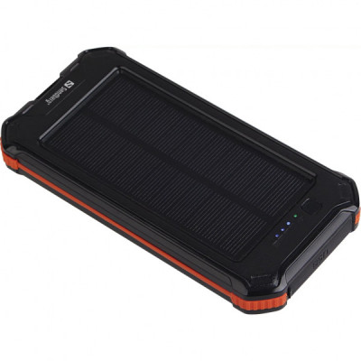Батарея універсальна Sandberg 10000 mAh, Solar:5V/250mA, power-through, IP54, flashlight (420-72)