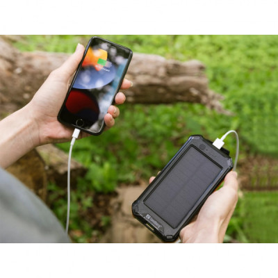 Батарея універсальна Sandberg 10000 mAh, Solar:5V/250mA, power-through, IP54, flashlight (420-72)