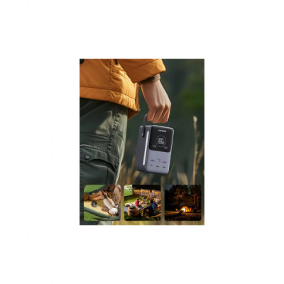 Батарея універсальна Ugreen 48000mAh 300W PD/3.1, зарядка 140W, Led лампа (25286)