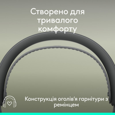 Навушники Logitech Zone Wireless 2 ES Busines Graphite (981-001498)