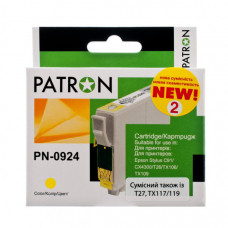 Картридж Patron Epson T0924/T1084 (C13T10844A10) 490c, Yellow (PN-0924)