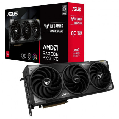 Відеокарта ASUS Radeon RX 9070 16Gb TUF OC GAMING (TUF-RX9070-O16G-GAMING)