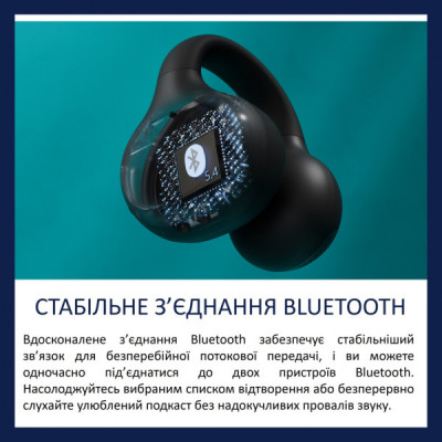 Навушники Philips TAQ2000BK/00 Wireless Black (TAQ2000BK/00)