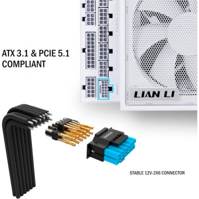 Блок живлення Lian Li 1000W EDGE1000 White (G9P.EG1000.WE00.EU)