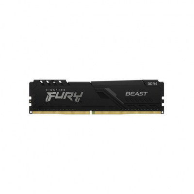 Модуль пам'яті для комп'ютера DDR4 8GB 3200 MHz Beast Black Kingston Fury (ex.HyperX) (KF432C16BB/8WP)