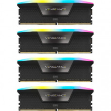 Модуль пам'яті для комп'ютера DDR5 96GB (4x24GB) 6000 MHz Vengeance RGB Black Corsair (CMH96GX5M4B6000C30)