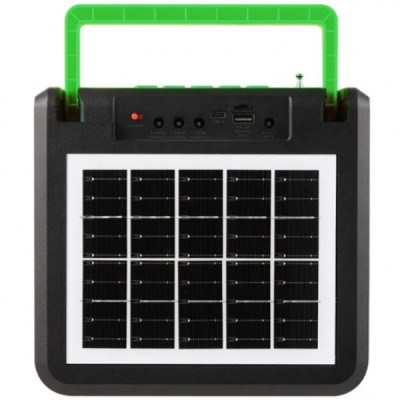 Акустична система NEWVEW NV-9218 Solar Panel/BT/USB/TF/FM Green (NWVW-NV-9218-GN)