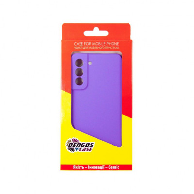 Чохол до мобільного телефона Dengos Carbon Samsung Galaxy S21 FE (purple) (DG-TPU-CRBN-159)