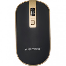 Мишка Gembird MUSW-4B-06-BG Wireless Black-Gold (MUSW-4B-06-BG)