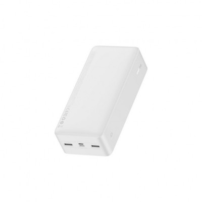 Батарея універсальна Baseus Bipow 30000mAh, 15W, inp:USB-C/Micro-USB/3A, out:USB-C/2*USB-A/3A(max.), white (PPDML-K02)
