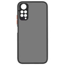 Чохол до мобільного телефона MakeFuture Xiaomi Redmi Note 11 Frame (Matte PC+TPU) Black (MCMF-XRN11BK)