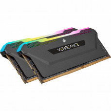 Модуль пам'яті для комп'ютера DDR4 32GB (2x16GB) 3200 MHz Vengeance RGB PRO SL Black Corsair (CMH32GX4M2Z3200C16)