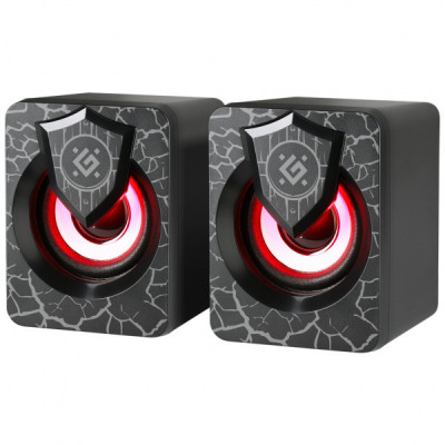 Акустична система Defender Onyx Led USB Black (65038)