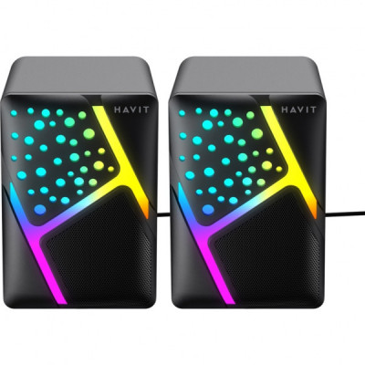 Акустична система Havit HV-SK763 USB RGB Black (6939119046446)