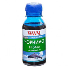 Чорнило WWM HP № 22/134/136 100г Cyan (H34/C-2)