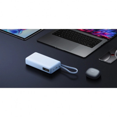 Батарея універсальна Xiaomi 20000mAh 67W Integrated Cable Ice Blue (BHR08O8GL)