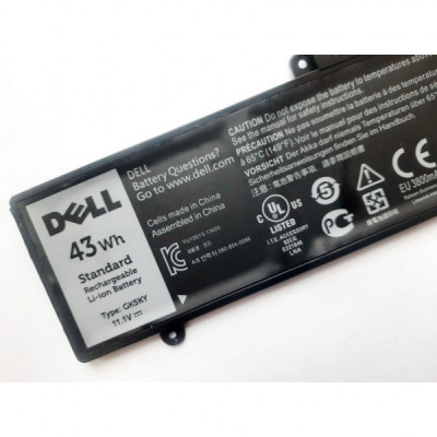Акумулятор до ноутбука Dell Inspiron 11-3147 GK5KY, 43Wh (3800mAh), 3cell, 11.1V, Li-ion (A47609)
