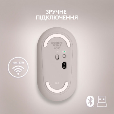 Мишка Logitech M350 Wireless Sand (910-006751)