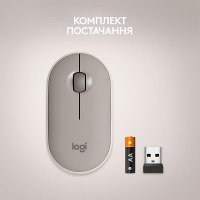 Мишка Logitech M350 Wireless Sand (910-006751)