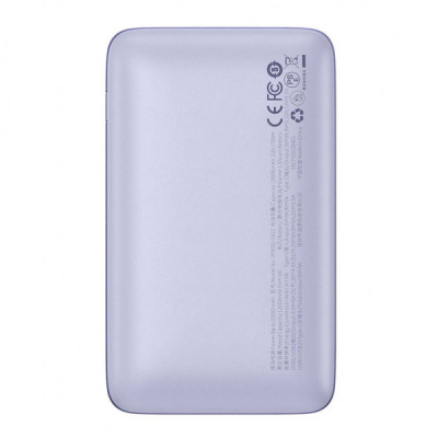 Батарея універсальна Baseus Pro 20000mAh, 22.5W, Violet, with USB-A - USB-C 3A 0.3m cable (PPBD040305)