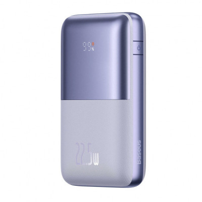 Батарея універсальна Baseus Pro 20000mAh, 22.5W, Violet, with USB-A - USB-C 3A 0.3m cable (PPBD040305)