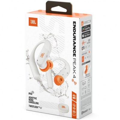 Навушники JBL Endurance Peak 4 White (JBLENDUPEAK4WHT) Навушники JBL Endurance Peak 4 White (JBLENDUPEAK4WHT)