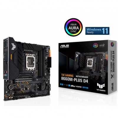 Материнська плата ASUS TUF GAMING B660M-PLUS D4