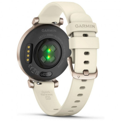 Смарт-годинник Garmin Lily 2, EURC, Cream Gold/Coconut, Silicone (010-02839-70)