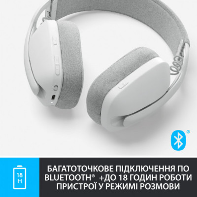 Навушники Logitech Zone Vibe 100 Wireless Off-White (981-001219)