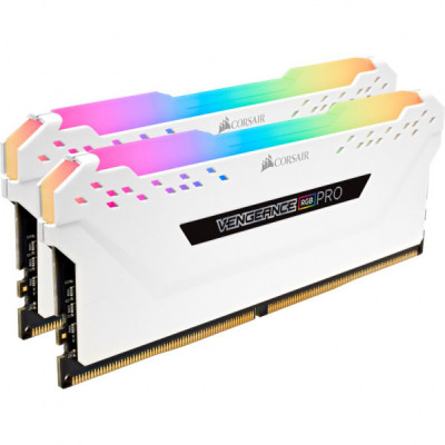 Модуль пам'яті для комп'ютера DDR4 32GB (2x16GB) 3200 MHz Vengeance RGB PRO SL Corsair (CMH32GX4M2E3200C16W)