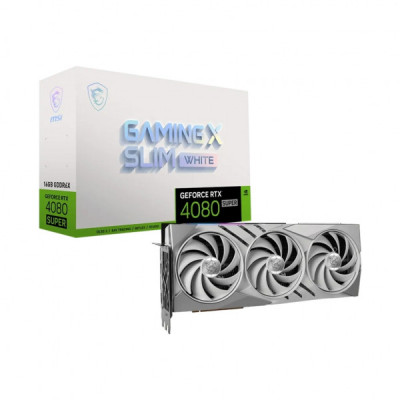 Відеокарта MSI GeForce RTX4080 SUPER 16GB GAMING X SLIM WHITE (RTX 4080 SUPER 16G GAMING X SLIM WHITE)